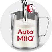 Auto MilQ – freihändiges Texturieren von Mikro-Milchschaum