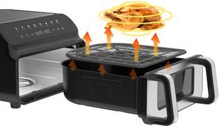 Iceagle Hei Luftfritteuse D Xxl Air Fryer L Ohne Fett Led