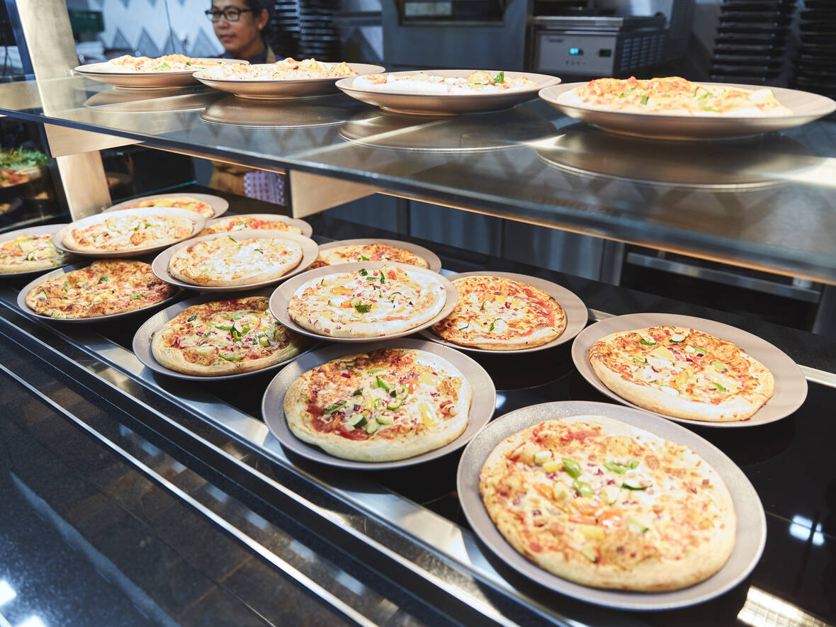 Pizza in der Kantine Pizza in der Kantine