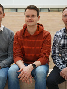 Frederic, Falk und Michael aus dem Cost Optimization Service Team