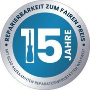 Reparierbarkeit zum fairen Preis - 15 Jahre