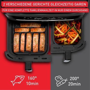 XXL Dual Easy Fry, XXL Dual Heißluftfritteuse, EY9428