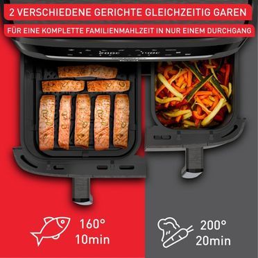 XXL Dual Easy Fry, XXL Dual Heißluftfritteuse, EY942H