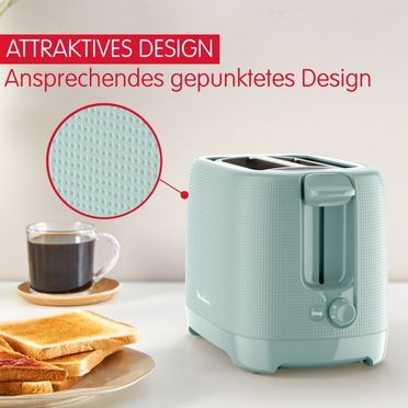 Morning Doppelschlitz-Toaster mit Brötchenaufsatz