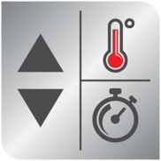 Individuell einstellbare Temperatur und Zeit