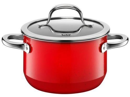 Silit Silargan® Passion Kochtopf mit Deckel, 16 cm, Red