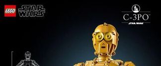 Baubare LEGO® Figur von C-3PO™ zum Spielen und Ausstellen