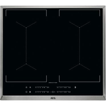 AEG IKE64450XB Autarkes Kochfeld / Induktion / Slider-Bedienung / 60 cm / Edelstahlrahmen