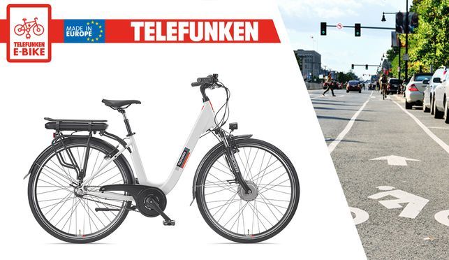 Telefunken City Pedelec RC835 - Elektrofahrrad mit tiefem Einstieg