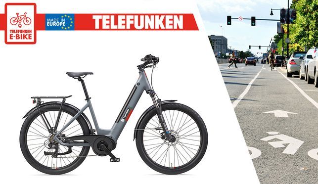 Telefunken SUV Pedelec SUV500 - E-Citybike robust, sicher und konfortabel