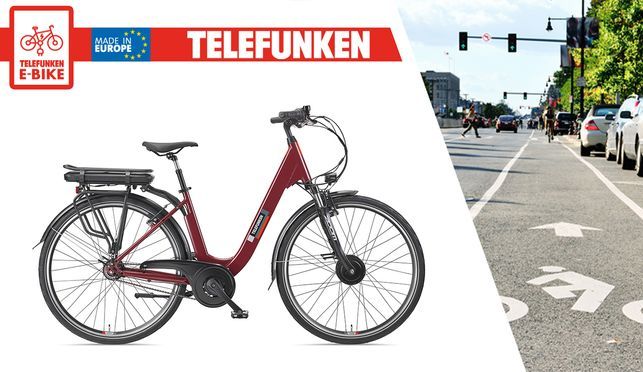 Telefunken City Pedelec RC845 - Elektrofahrrad mit tiefem Einstieg