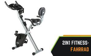 2in1 - Fitnessfahrrad mit Tube-Griffen