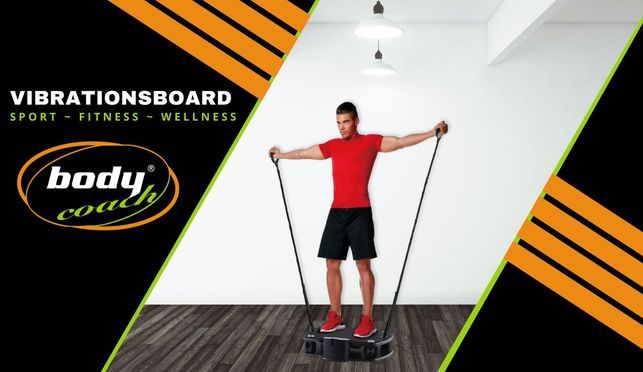 3D Vibrationstraining mit dem Premium Vibro Fitness 3D Shaper Board