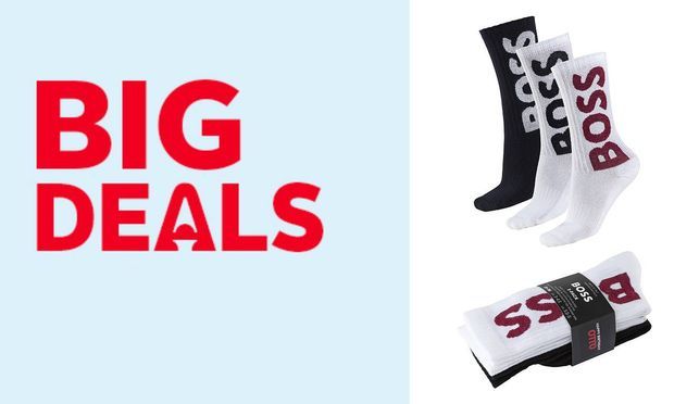 Sichere dir den Big Deal: Exklusives 3er-Pack BOSS Socken