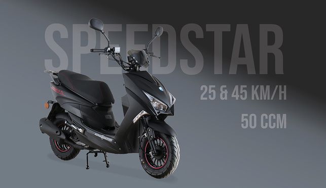 Alpha Motors Motorroller Speedstar FI, 50 ccm, 45 km/h, Euro 5