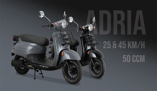 Alpha Motors Mofaroller Adria, 50 ccm, 25 km/h, Euro 5