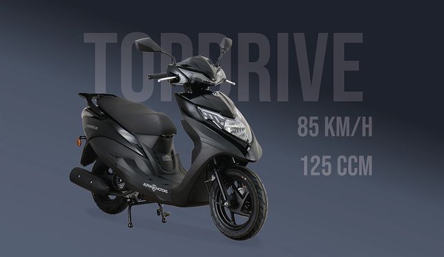 Alpha Motors Motorroller Topdrive, 125 ccm, 85 km/h, Euro 5