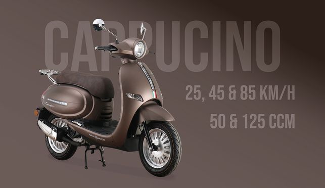 Alpha Motors Motorroller Cappucino, 125 ccm, 85 km/h, Euro 5