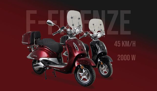 GreenStreet Elektroroller e-Firenze, 2000 W, 45 km/h