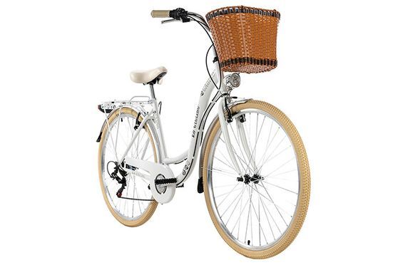 Damenfahrrad Cityrad 28'' Casino weiß 6 Gänge RH 48 cm mit Korb KS Cycling