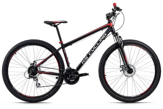 Mountainbike Hardtail 29" Xceed schwarz-rot RH 42 cm KS Cycling