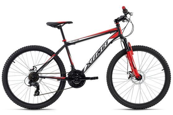 Mountainbike Hardtail 26" Xtinct schwarz-rot RH 46 cm KS Cycling