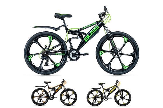 Mountainbike Fully 26'' Bliss schwarz-grün RH 47 KS Cycling