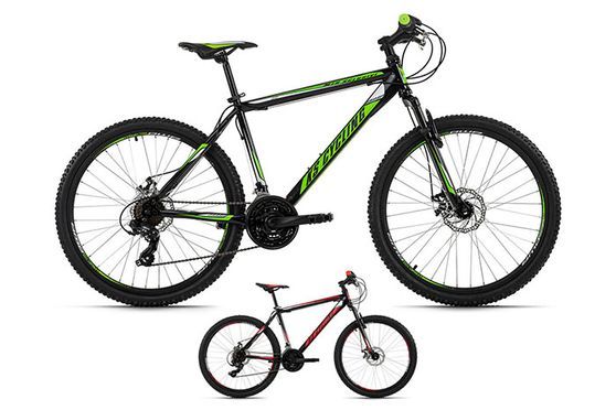 Mountainbike Hardtail 26'' Sharp schwarz-grün RH 46 cm KS Cycling