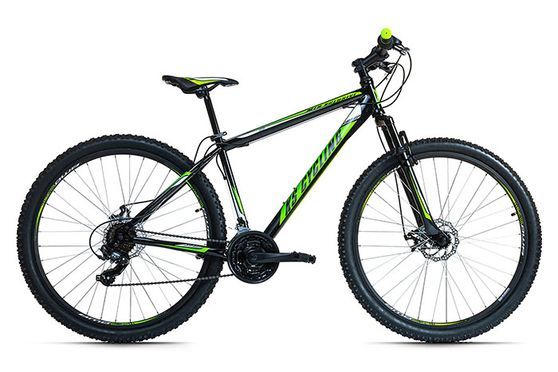 29" MTB Hardtail Mountainbike „SHARP“ schwarz-grün 21 Gänge KS Cycling