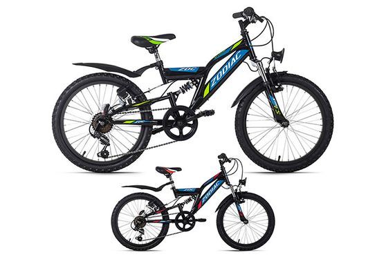 Mountainbike Fully ATB 20" Zodiac schwarz-grün RH 31 cm KS Cycling