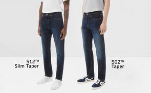 LEVI'S® TAPER – oben weiter, unten schmaler