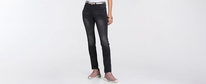 Unkomplizierter Allrounder in trendiger Länge – die Jeans »RELAX-FIT HIGH WAIST« von KangaROOS