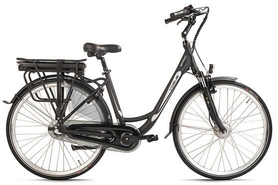 E-Bike City Vogue Elektrofahrrad Basic 28" Pedelec schwarz 250W 36V/13Ah