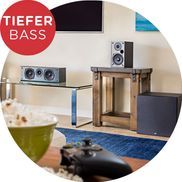 Tiefer Bass für Heimkino & Musik