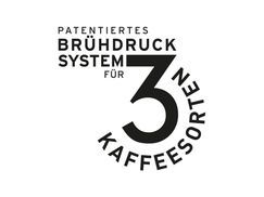 Patentiertes Dreidruck-Brühsystem