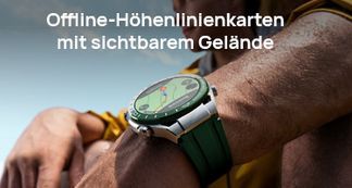 Offline-Höhenlinienkarten mit sichtbarem Gelände