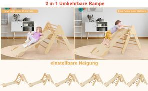 2 in 1 Kletterrampe und Bogen