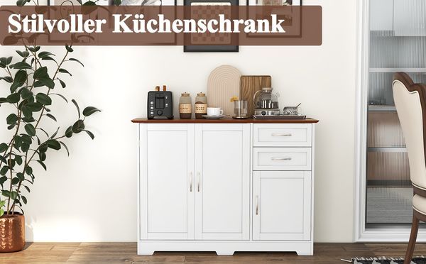 Stilvoller Küchschrank von COSTWAY