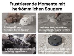 Frustrierende Momente mit herkömmlichen Saugern