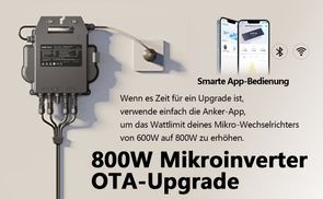 Anker MI80 800W Mikroinverter OTA Upgrade Anleitung