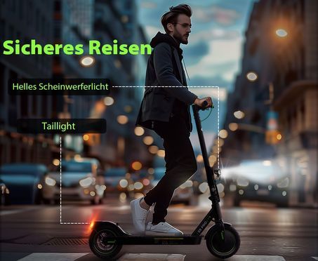 Sicher Unterwegs – E Scooter mit Straßenzulassung