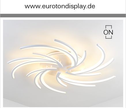 Eurotondisplay LED Deckenleuchte mit Fernbedienung 