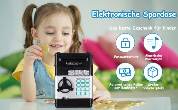 Elektronische Spardose für Kinder