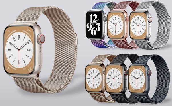 Stilvolles Milanaise Armband für Ihre Apple Watch