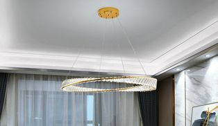 LED Pendelleuchte Kristall 3015 3016 mit Fernbedienung