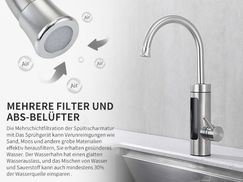 Das Mehrschicht Filtersystem sichert klares Wasser!