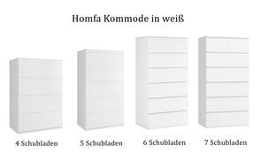 Frei kombinierbar mit Homfa Kommode