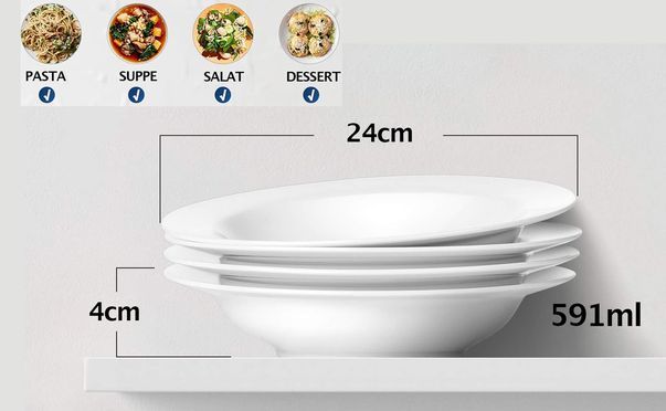 Tiefe Suppenschalen – Perfekt für jede Mahlzeit