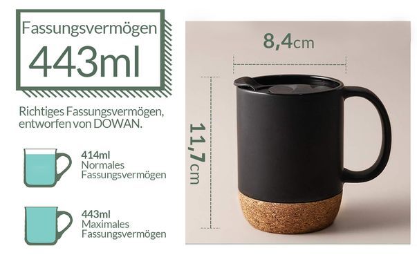 443ml Kaffeetassen Set