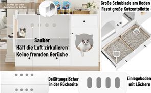 Bequeme Katzentoilette keine Sauerei und fremden Gerüche!